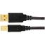 CABLE USB MALE A-B 6