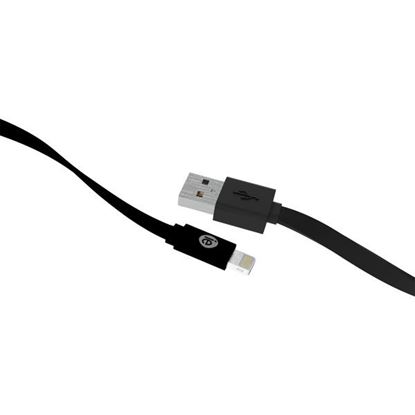 FLAT LGHTNG USB CBL BLK