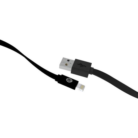 FLAT LGHTNG USB CBL BLK