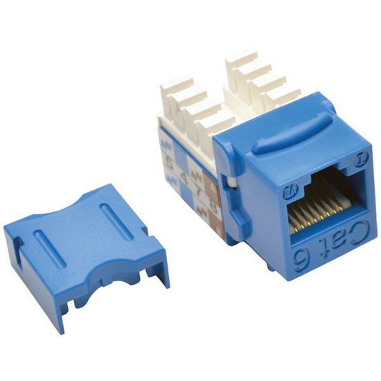 CAT65E KEYSTONE JACK BLU