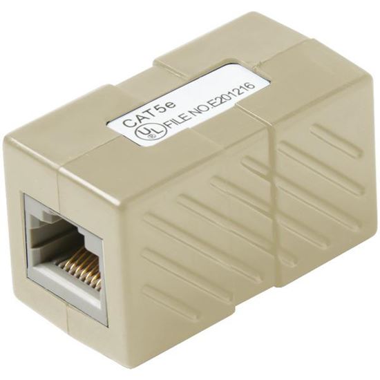 CAT-5E COUPLER IVORY