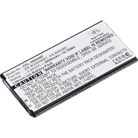 3.85V 2800MAH LITH BATT