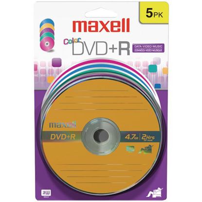 4.7GB DVDR 5PK COLORS