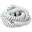 12FT HANDSET COIL CORD WH