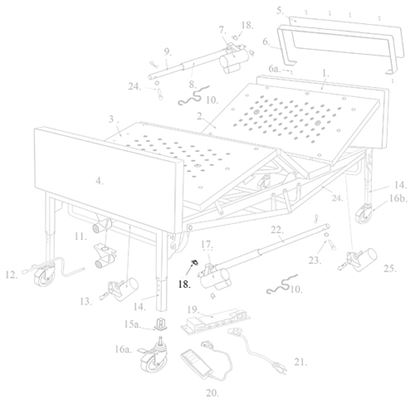 Quick Release Spring Knob For Bed Motor